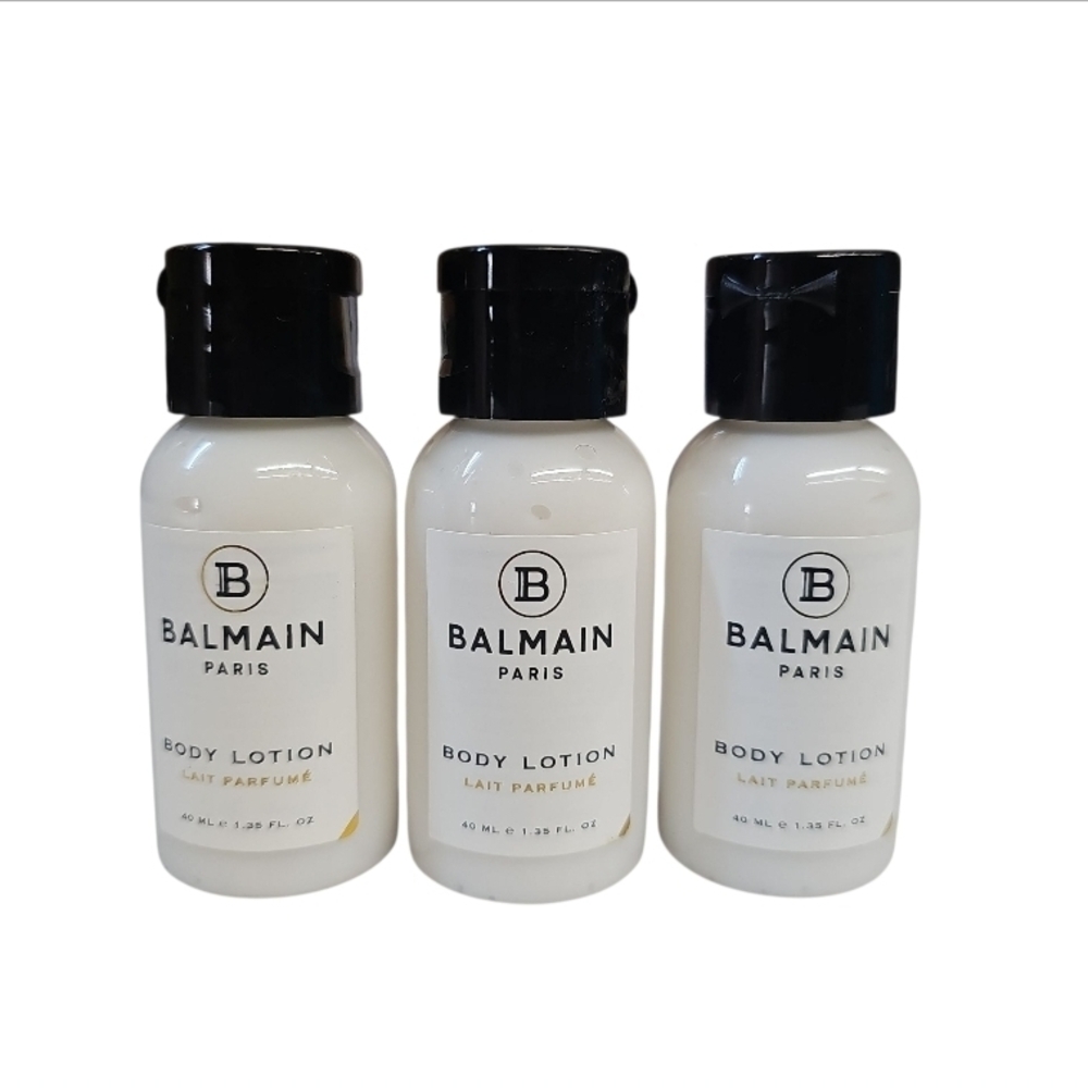 3 Pack Balmain Paris Cream Body Lotion 1.35 ounce Each